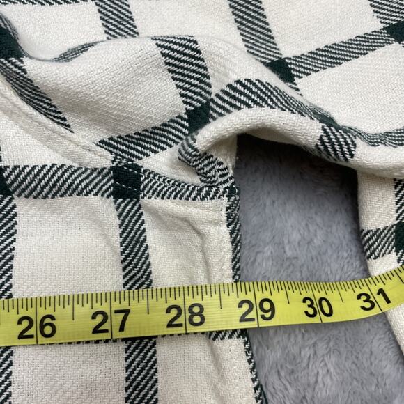 Orvis Heavy Twill Shacket Mens XXL Green Check Cotton Classic Fit Shirt Jacket - Picture 7 of 8